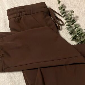 Brownish deep plum color, Jogger Pants.